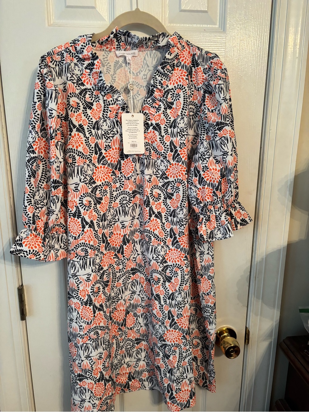 NWT Mary Square Auburn dress